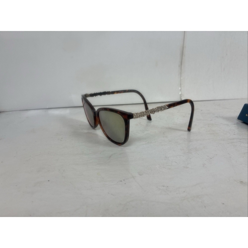 Chelsea Morgan CMS 20211 Sunglasses Brown Tortoise Frames 59-17-145 Mirrored